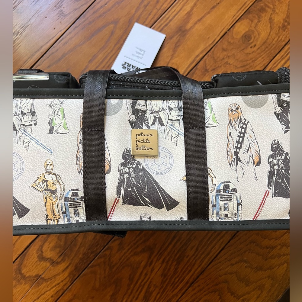 Petunia Pickle Bottom Star Wars Duffel Bag - Black and Cream